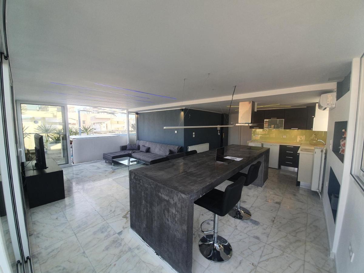 Citycenter Penthouse Mini Private Pool With Hydromassage And Great Town View Athens Exterior photo