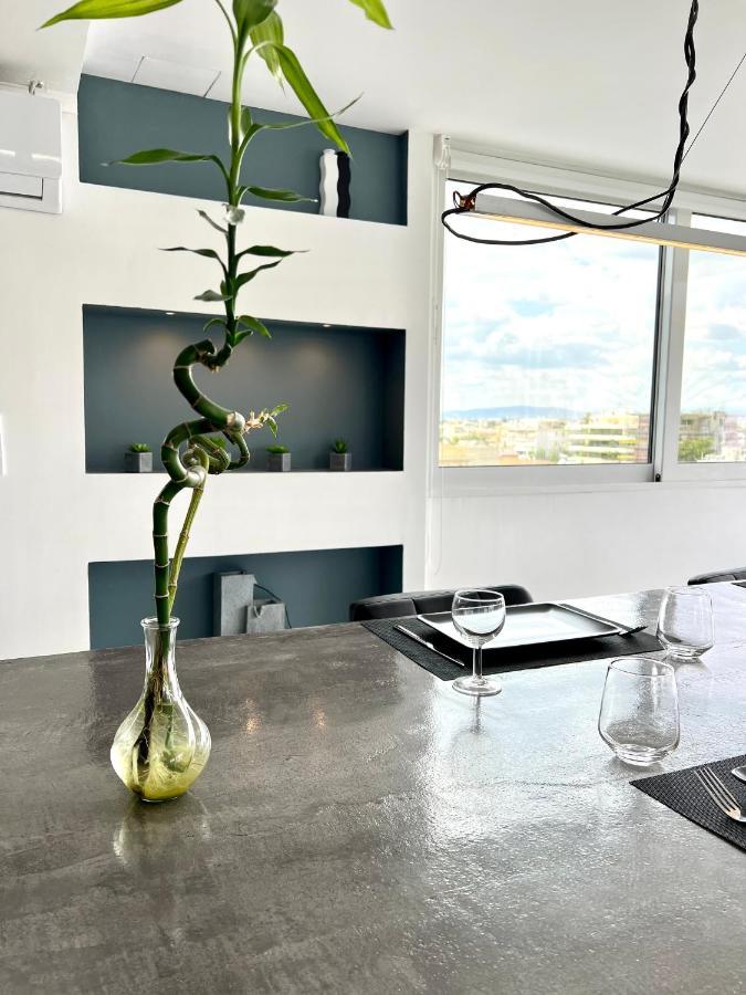 Citycenter Penthouse Mini Private Pool With Hydromassage And Great Town View Athens Exterior photo
